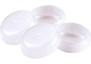 Rubber Caps for Chair Legs Home Depot Shepherd 1 1 2 In White Plastic Insert Patio Cups 4 Per Pack