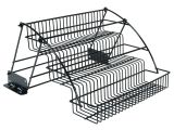 Rubbermaid Pull Down Spice Rack Lowes Shop Rubbermaid 14 5 In W X 9 In Tier Pull Down Metal Spice Rack at