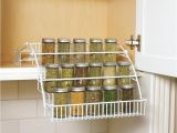 Rubbermaid Pull Down Spice Rack Lowes Shop Rubbermaid Coated Wire In Cabinet Spice Rack at Lowes Com