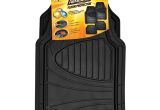 Rubbermaid Rubber Floor Mats Black 4pk Car Mats Auto Accessories the Home Depot