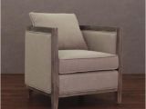 Rustic Modern Accent Chair Rustic Accent Chair Relaimed Look Wood Fabric Upholstered