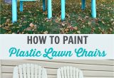 Rustoleum Paint for Plastic Chairs How to Spray Paint Plastic Lawn Chairs Dans Le Lakehouse