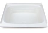 Rv Bathtub Center Drain Better Bath 24" X 36" Rv Bath Tub Center Drain White
