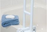 Safety Bars for Bathtubs Medmobile Bathtub Grab Bar Locks to Tub Side for Safety