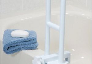 Safety Bars for Bathtubs Medmobile Bathtub Grab Bar Locks to Tub Side for Safety