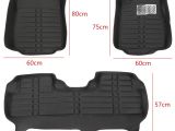 Safety First Floor Mat Car Floor Mats Front Rear Floor Pu Leather Mat Liner Carpets for