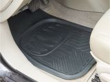 Safety First Floor Mat Car Floor Mats Silica Gel Front Rear Driver Passenger Seat Ridged