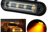 Safety Light Bars 4 Led Light Bar Beacon Vehicle Grill Strobe Light Emergency Warning Flash Amber Lightbar Beacons Lamp Emergency Waterproof Light