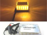 Safety Light Bars Amber 48 Led Car Truck Roof top Emergency Hazard Warning Strobe Flash Light Lamp