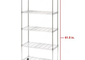 Safety Nets for Racking Seville Classics Ultrazinc 5 Shelf Home Style Steel Wire Shelving