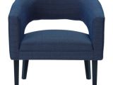 Sapphire Blue Accent Chair Open Back Accent Chair Jasper Sapphire Walmart