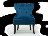 Sapphire Blue Accent Chair Reyna Accent Chair In Sapphire Blue Velvet