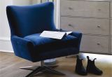 Sapphire Blue Accent Chair Universal Furniture Everette Sapphire Velvet Midnight Blue