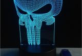 Scented Night Light Halloween Lights Punitive Mask Night Light 3d Lamps Led Colorful