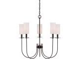 Schoolhouse Light Home Depot Monroe Collection 5 Light Bronze Chandelier Wi973697 the Home