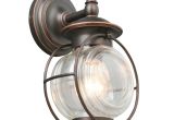Schoolhouse Lights Lowes Shop Portfolio Caliburn 12 25 In H Oil Rubbed Bronze Outdoor Wall