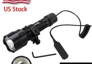 Scope Mounted Lights for Night Hunting 5000lm C8 Green Light Led Tactical Hunting Flashlight for Rifle W
