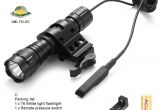 Scope Mounted Lights for Night Hunting Alonefire 501bs Cree Xml T6 Led Tactical Flashlight Mounted Lights