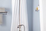Screw In Shower Curtain Rod English Shower Conversion Kit with Hand Shower Brass Shower Head