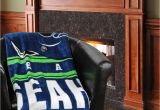 Seahawks Furniture Seattle Seahawks 60 X 80 Stacked Silk touch Plush Blanket