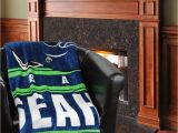 Seahawks Furniture Seattle Seahawks 60 X 80 Stacked Silk touch Plush Blanket