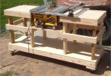 Sears Work Bench Diy Table Saw Stand On Casters the Wolven House Project