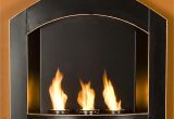 Sei Wall Mounted Gel Fuel Fireplace Amazon Com Sei Black Arch top Wall Mount Gel Fuel Fireplace