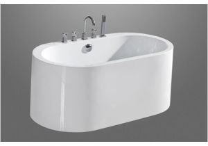 Semi Freestanding Bathtub Aquatica Purescape 55" X 30" Semi Freestanding Acrylic