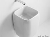 Semi Freestanding Bathtub Semi Freestanding Washbasin White Shui Wash Basin White