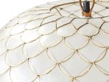 Serena and Lily Lighting Capiz Scalloped Chandelier Chandeliers Farmhouse Kitchens and