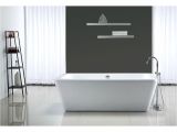 Serenity 5.9 Ft. Center Drain Bathtub In White Ove Decors Kido 5 75 Ft Center Drain Bathtub In White