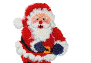 Sesame Street Latch Hook Rug Kits Oneroom Zd578 Santa Claus Hook Rug Kit Diy Unfinished Crocheting