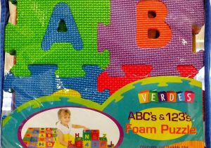 Sesame Street Play Rug Amazon Com Verdes 6 Alphabet N Numbers Foam Puzzle toys Games