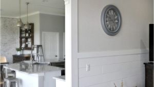 Shiplap Siding Interior Walls Casing A Doorway and Adding Corbels Upgrade From Builder Basic by