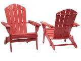 Shower Chair Home Depot Canada Hampton Bay Chili Red Folding Outdoor Adirondack Chair 2 Pack