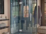 Shower Door Frame Only Dreamline Quatra Lux 46 5 16 In X 32 1 4 In X 72 In Frameless