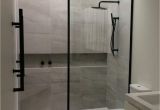 Shower Door Frame Only Like Black Aluminium Frame Around Glass Home Loft Ideas