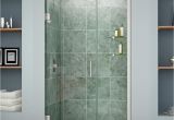 Shower Doors Of Austin Dreamline Unidoor 36 to 37 In X 72 In Frameless Hinged Pivot