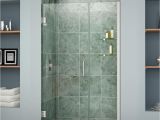 Shower Doors Of Austin Dreamline Unidoor 36 to 37 In X 72 In Frameless Hinged Pivot