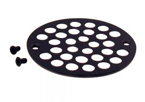 Shower Drain Cover Replacement Westbrass 4 In Brass Shower Strainer Grid with Screws In Oil Rubbed