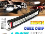 Side by Side Light Bar Led Light Bar 22 384w Led Chip Curved 8d Reflector 4 Rows