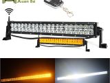 Side by Side Light Bar Xuanba 22 Inch 120w Led Light Bar Wireless Remote Control Amber