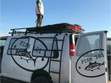 Side Ladder Racks for Vans Checking Out the Surf Chevy Van with Aluminess Roof Rack Bumpers