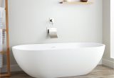Signature Bath White Acrylic Freestanding Bathtub 70" Eira Resin Freestanding Tub Bathroom