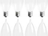Silver Tipped Light Bulb Ge Lighting soft White 66105 25 Watt 215 Lumen Bent Tip Light Bulb
