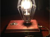 Silver Tipped Light Bulb Mahogany Cage Edison Lamp 4 Steps with Pictures