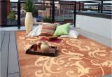 Sisal Outdoor Rugs Lowes Shop Kannapolis Terracotta and Sand Rectangular Indoor Outdoor