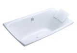 Six Foot Bathtub Kohler Escale 6 Feet Drop In Bathtub In White