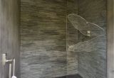 Slate Bathroom Design Ideas Split Face Grey Slate Shower Wall with Honed Black Slate Shower