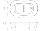 Small Bathtubs 1300mm Decina Furo 1300mm Freestanding Bath Best Price the